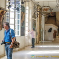 Tony enjoying the Sign Gallery at the Musée Carnavalet